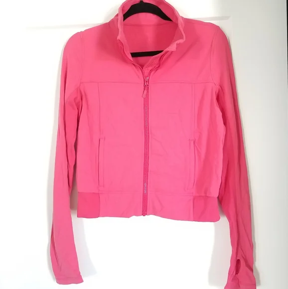 lululemon athletica | Tops | Lululemon 200s Pink Jacket